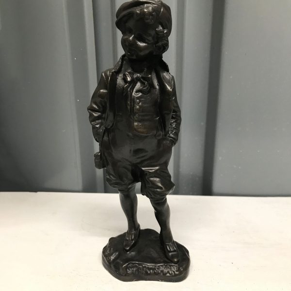 Bronze sculpture by Picciole Giuseppe "The Sportsman"
