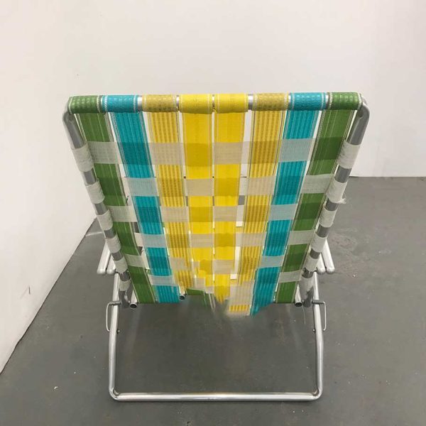 Vintage  Metal Lawn/Beach Chair Rocker - Image 3